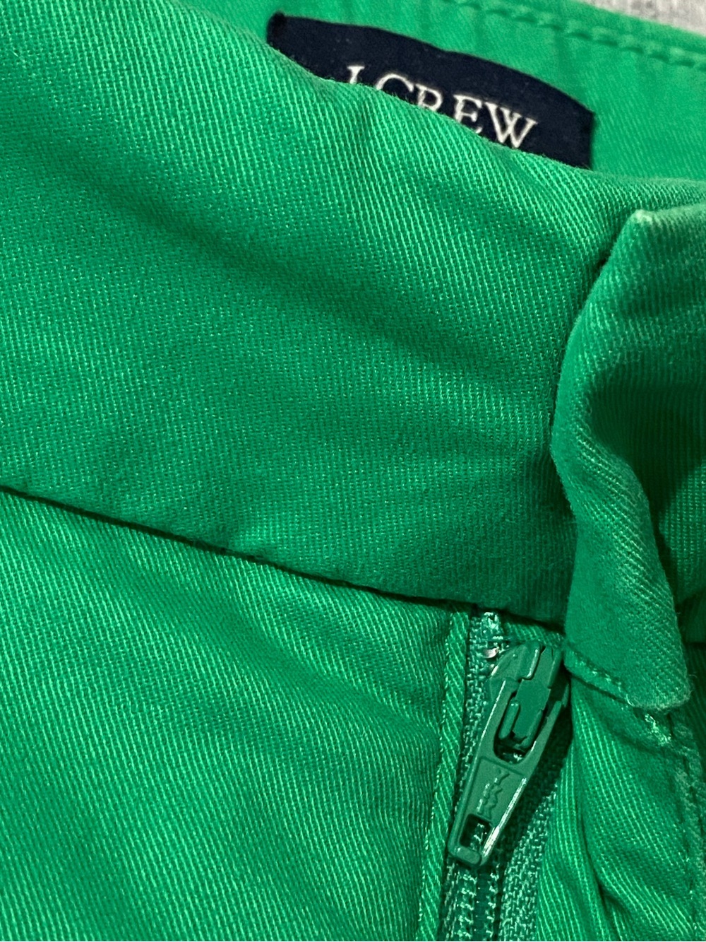 J Crew Kelly Green Bermuda Shorts 12 Cotton Chino Preppy Resort Classic Stretch - Picture 6 of 8